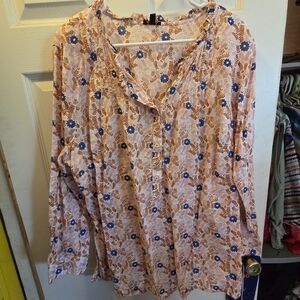 Floral Print Women's Top